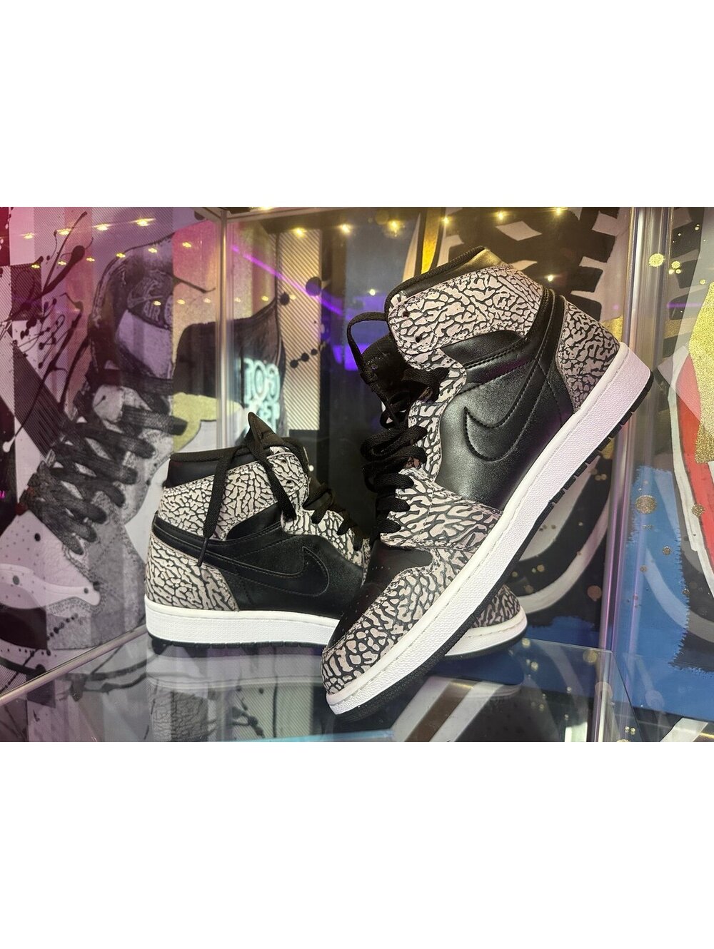 Nike Air Jordan 1 Retro High Unsupreme Black Gray Elephant SIZE: 12